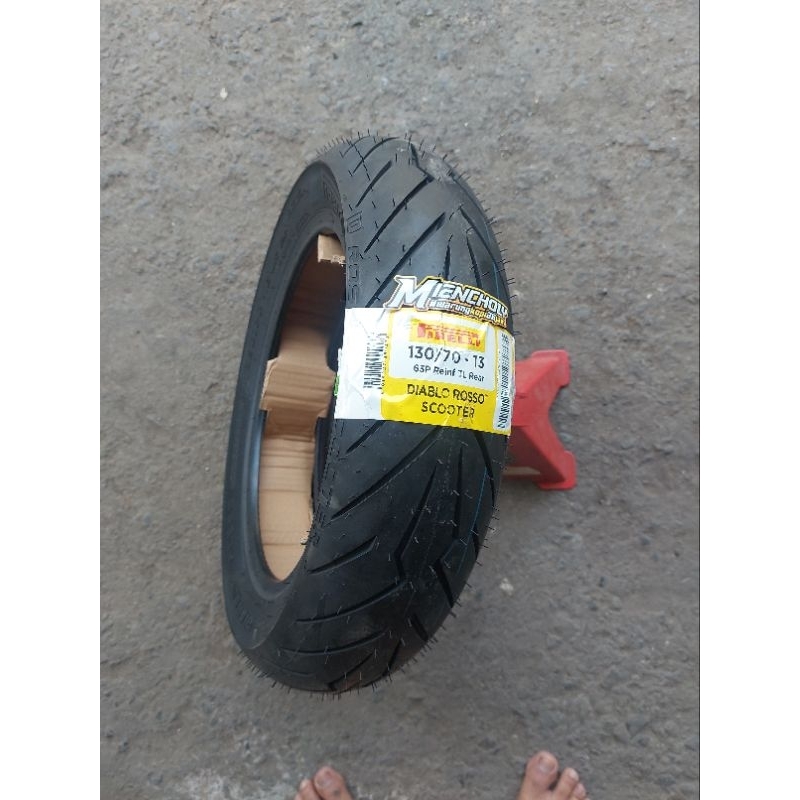 BAN PIRELLI DIABLO ROSSO SCOOTER 13070 13 BAN BELAKANG NMAX PCX160 ADV160