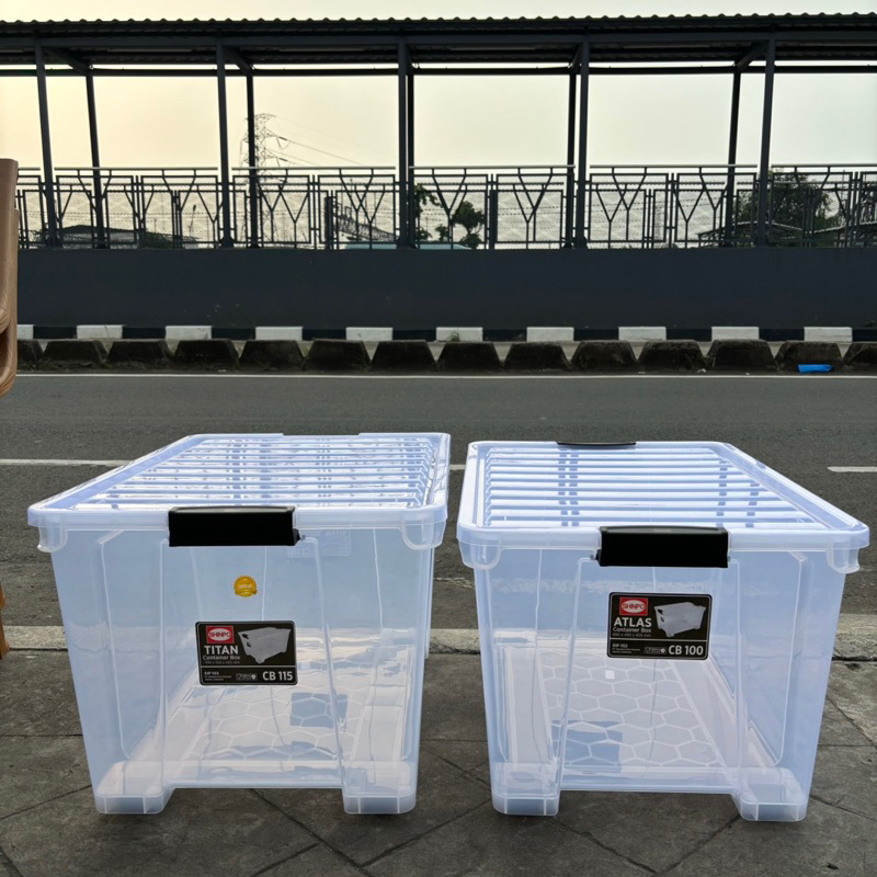 SHINPO - CONTAINER BOX TRANSPARAN 100, 115 Liter