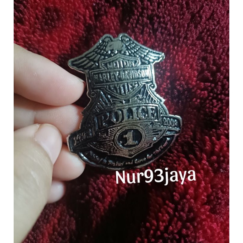 logo logam POLICE HARLEY DAVIDSON