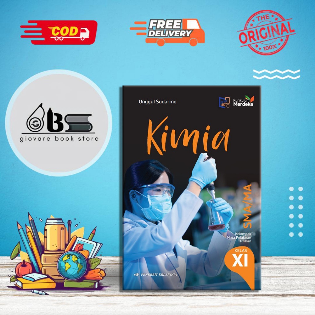 BUKU KIMIA KELAS 11 ERLANGGA KURIKULUM MERDEKA | KIMIA SMA/MA KELAS 11 KURIKULUM MERDEKA ERLANGGA UN