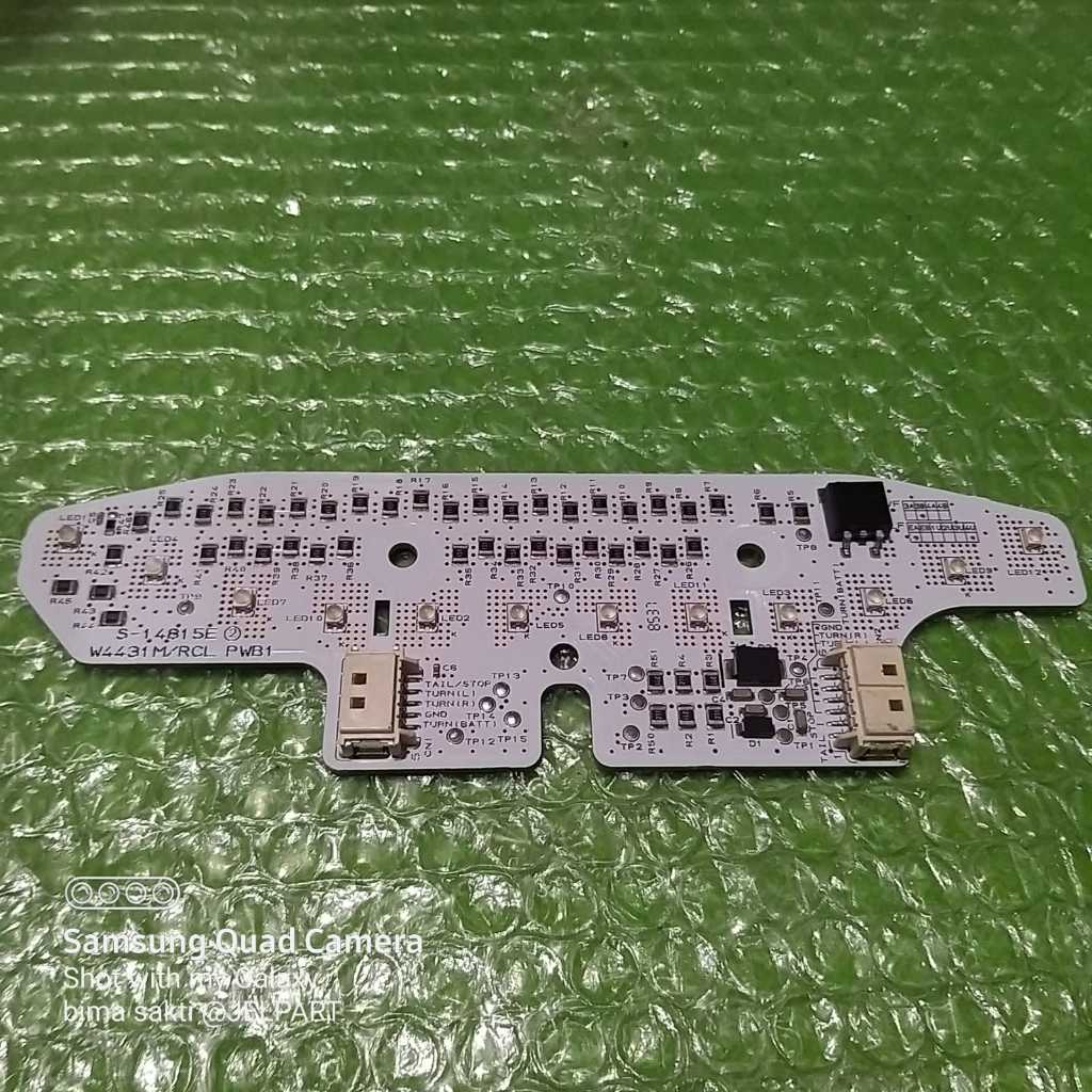 pcb vcb led stoplamp lampu belakang pcx 150 k97 bagian atas original