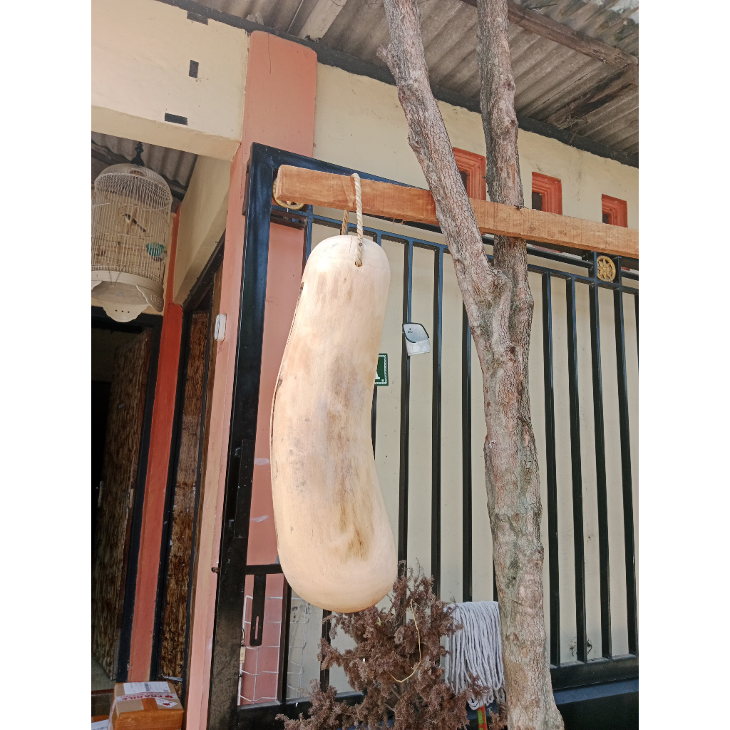 Kentongan KAYU Dekorasi BESAR Taman HIASAN Pos Kampling