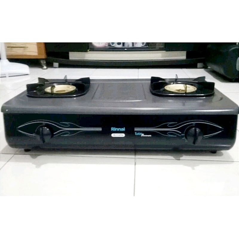 KOMPOR RINNAI RI-712TG kompor gas 2 tungku kompor gas 2 mata kompor gas mata 2 kompor gas tinggi