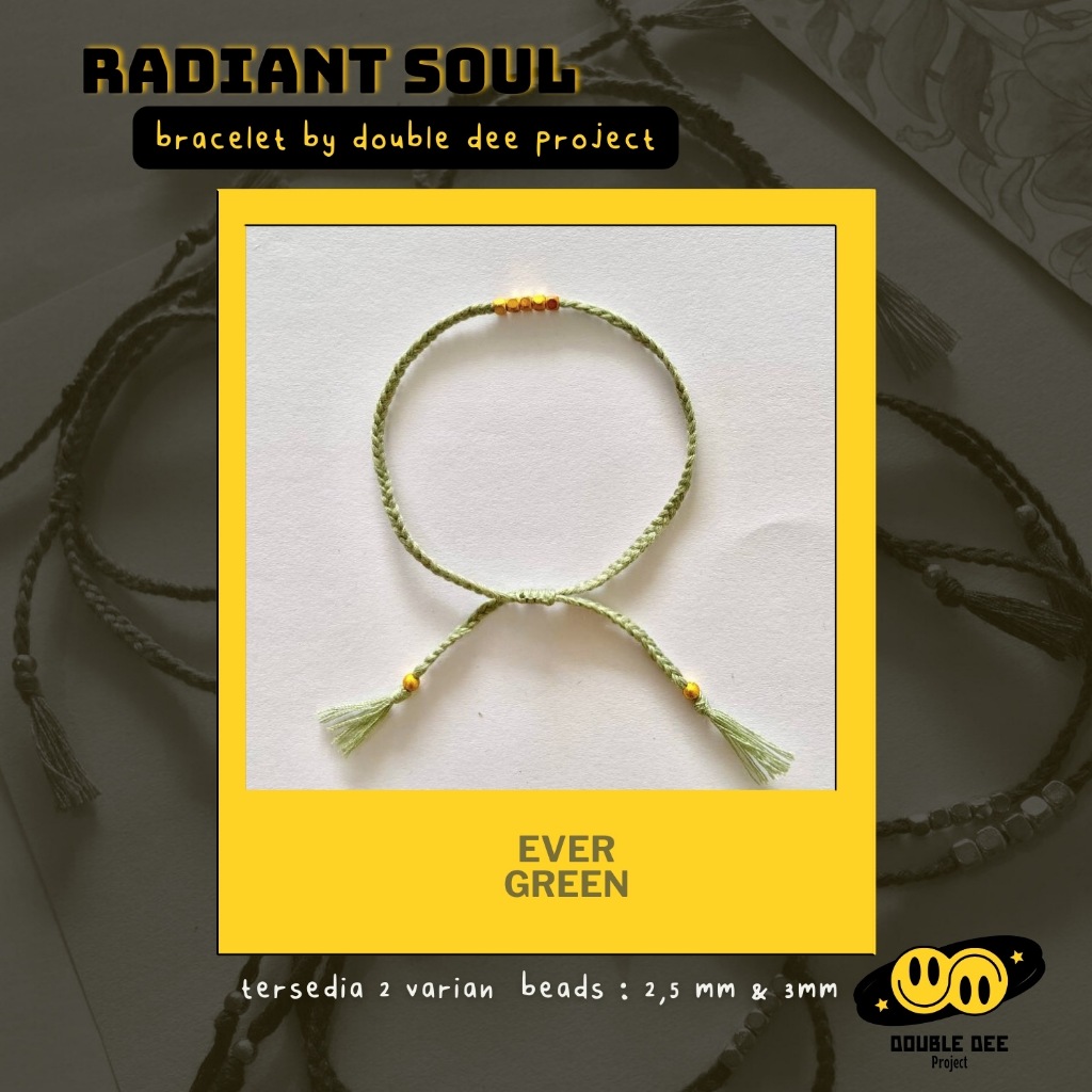 RADIANT SOUL BRACELET•by DOUBLE DEE•gelang tali aesthetic•gelang tali simpel•gelang tali korea•gelan