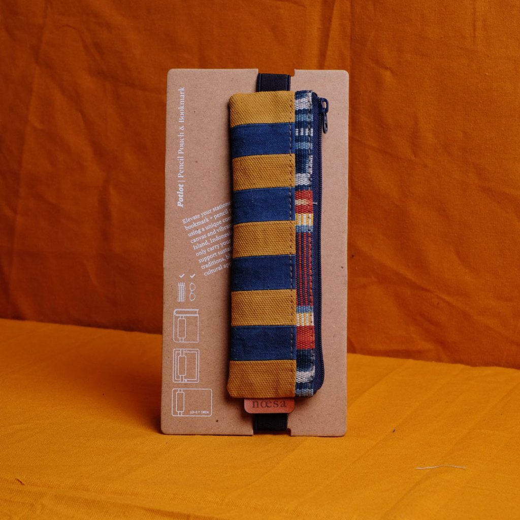 

Pencil Case & Cloth Bookmark - Potlot Rua | Noesa