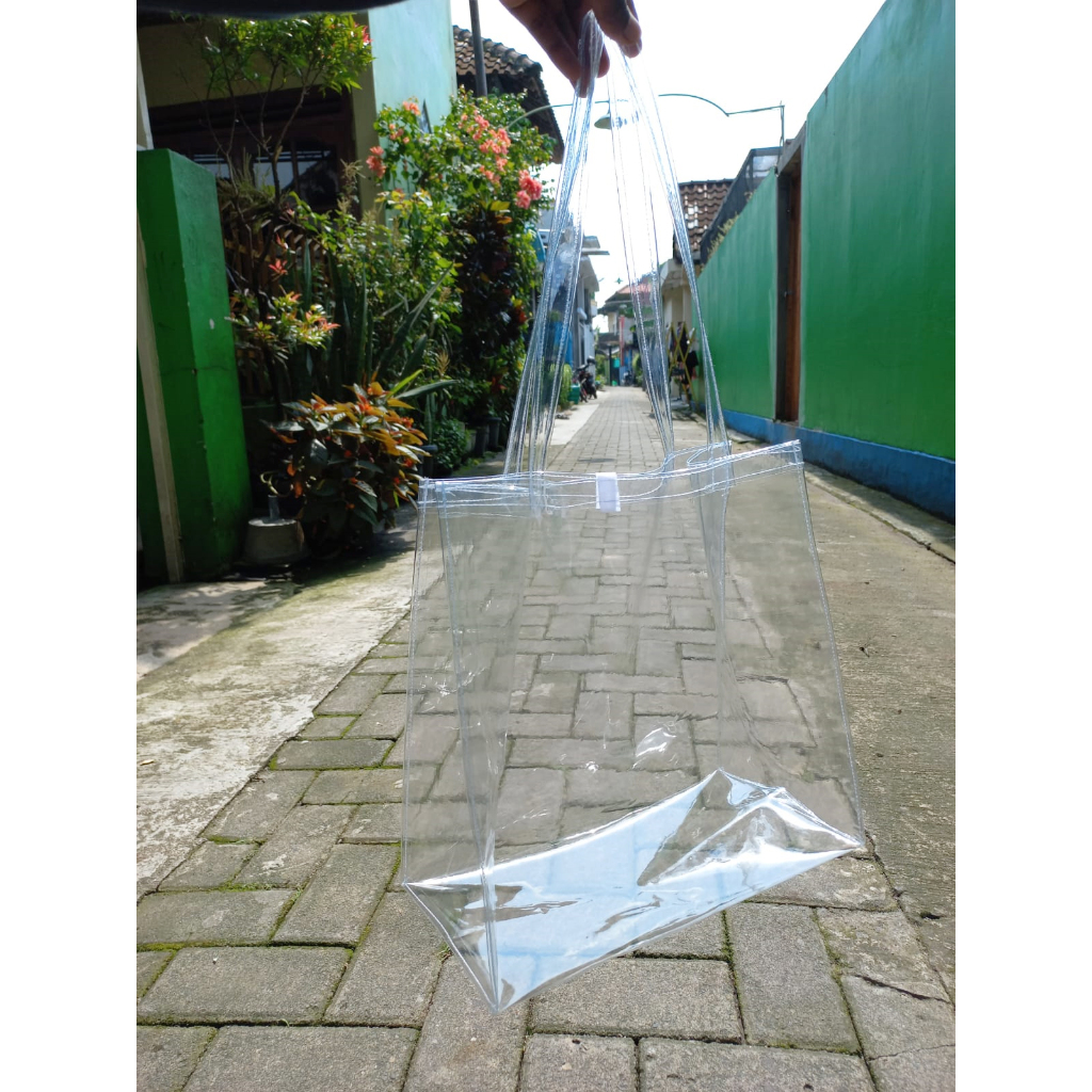 

35x35x15 Tas PVC Custom Ukuran / Tas Mika Custom Ukuran / Tas Mika Transparan Custom ukuran / Tas Polos Custom Ukuran