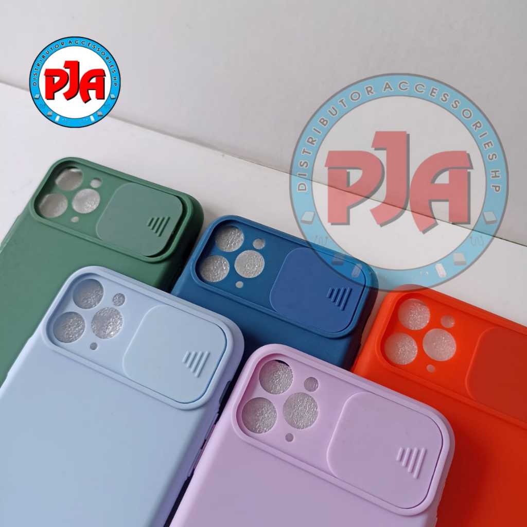 Case Softcase Casing Macaron Slide Camera SAMSUNG A01 CORE A02 A02S A72 A21S M12 M51 M02