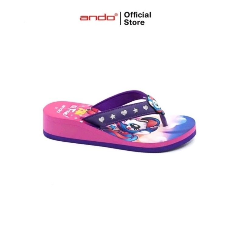 ANDO - Sandal Jepit Anak Perempuan Unicorn 02