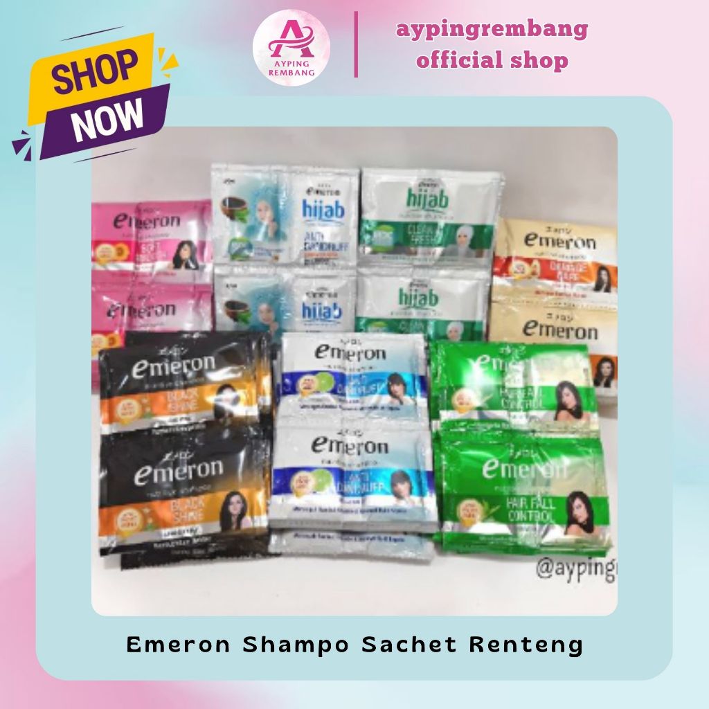 Emeron Shampo Sachet Renteng DAPAT 3RENTENG