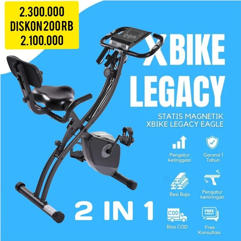 Sepeda Statis Xbike Magnetik Legacy Fitnes