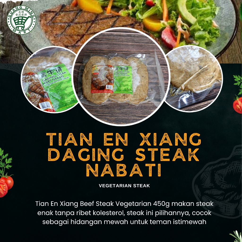 

Tian En Xiang Daging Steak Nabati / Daging Steak Vegetarian