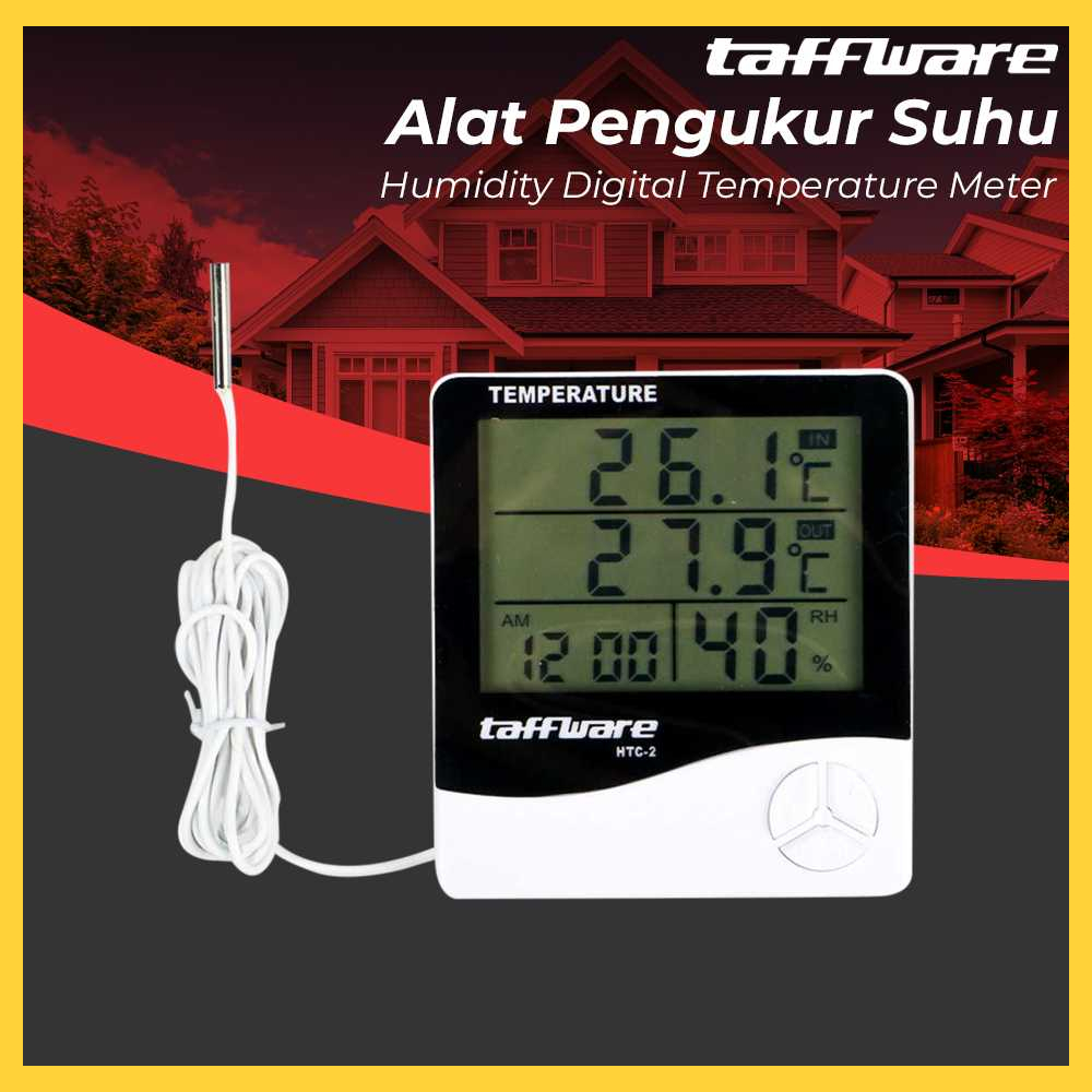 

Temperatur Digital Jam Kalender Untuk Ruangan Dapur Barang Unik Murah Lucu Aksesoris Rumah - HTC-1