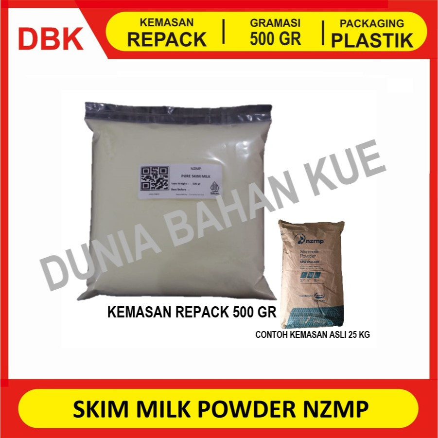 

PURE SKIM MILK ex. NEW ZEALAND. SUSU SKIM BUBUK || 500 GR