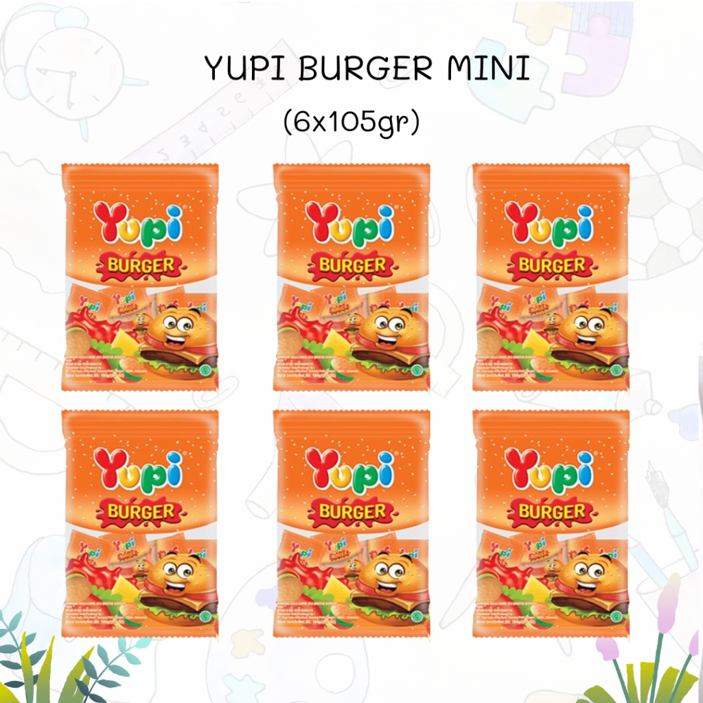 

YUPI BURGER MINI 6x105gr