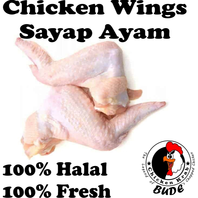 

Chicken Wings / Sayap Ayam Potong Fresh Segar Halal 100%