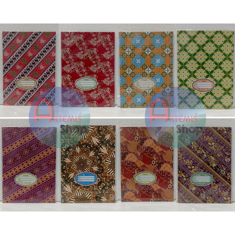 

Sampul Buku Kertas Boxy / Big Boss BAMBOO Batik