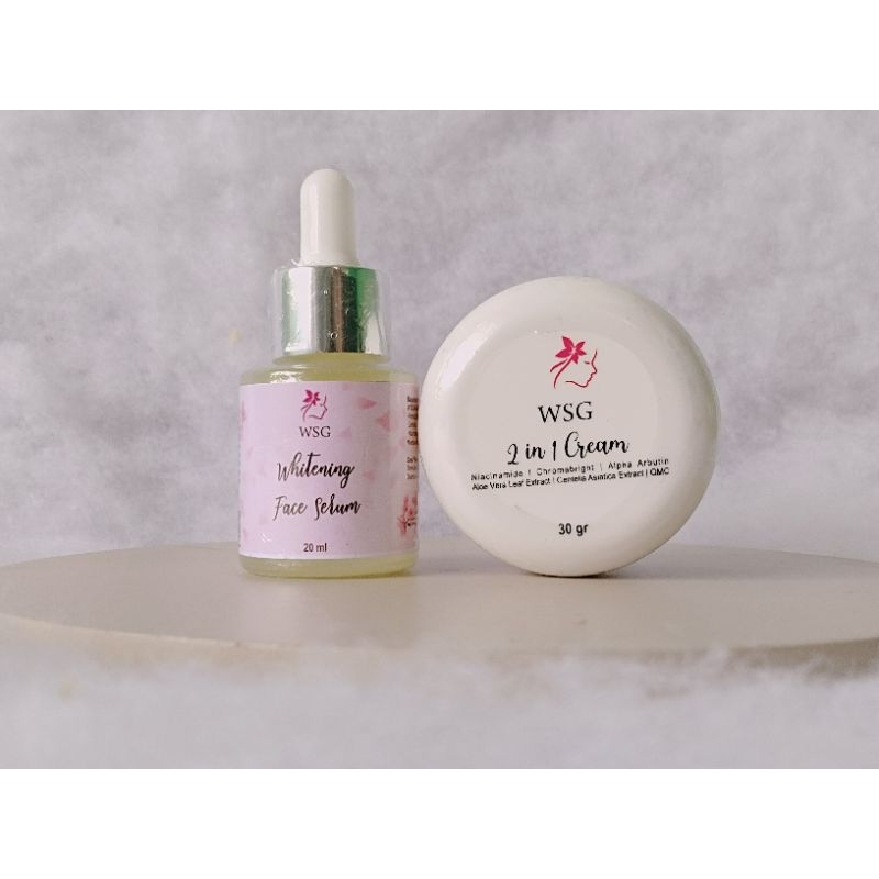 WSG 2in1 BPOM (cream 30gr + serum)