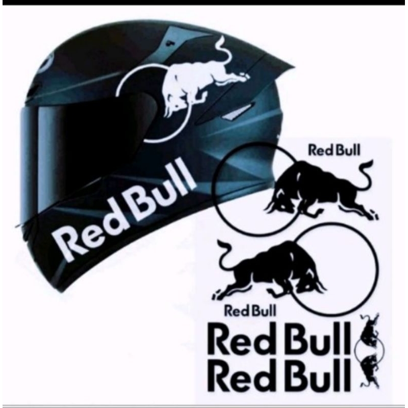stiker logo Redbull stiker helm motor keren