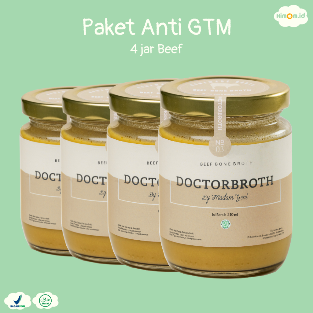 

Paket Anti GTM 4 jar Doctor Broth - Bone Broth - Kaldu Tulang