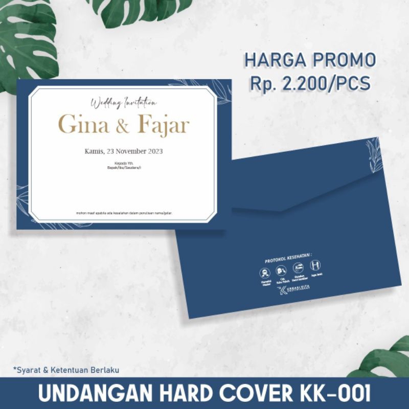 UNDANGAN PERNIKAHAN / UNDANGAN HARDCOVER / UNDANGAN NIKAH MURAH
