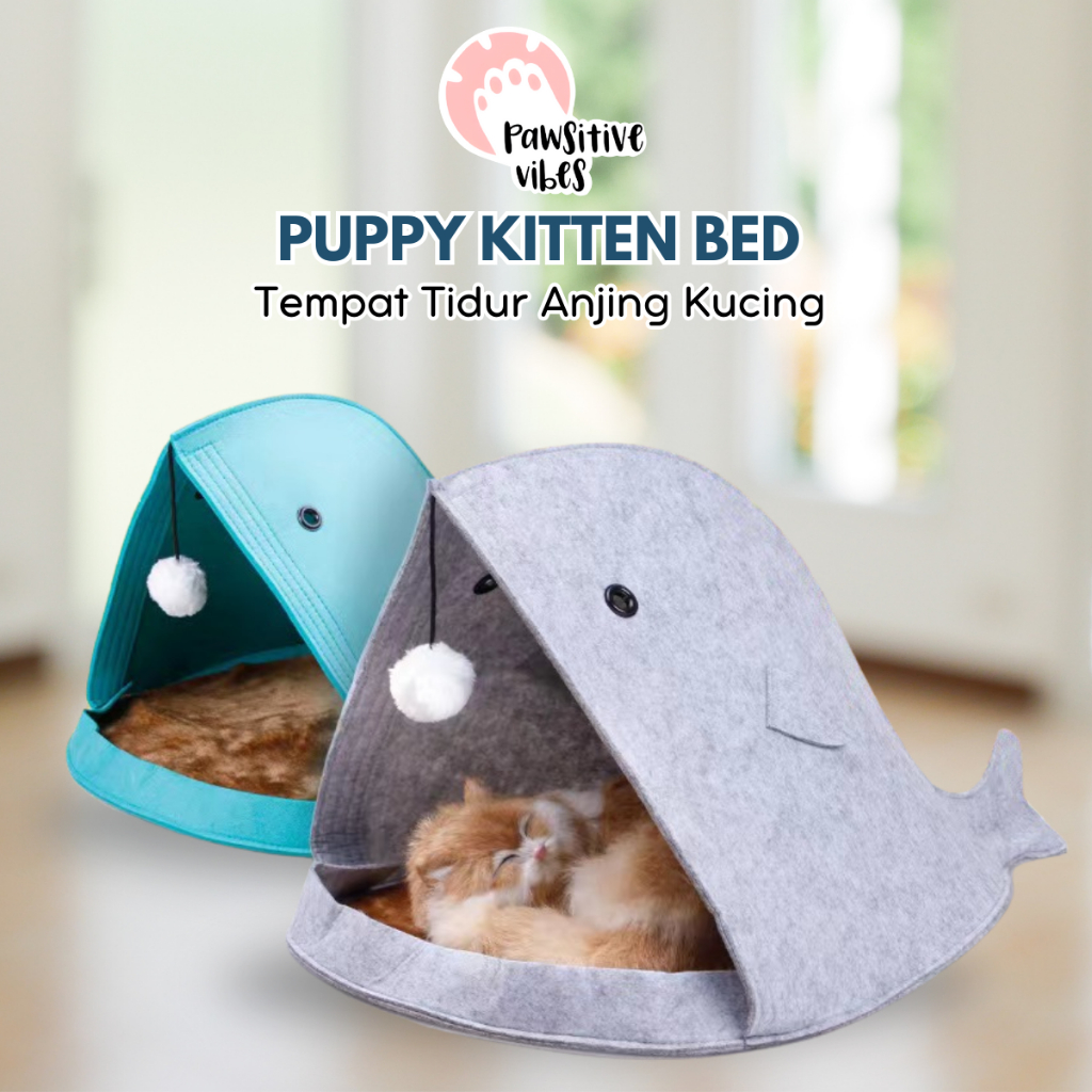 Rumah Anjing / Kucing Kecil - Pet Bed - Puppy Kitten Bed -  Kandang Rumah Kucing Anjing - Tempat Tid