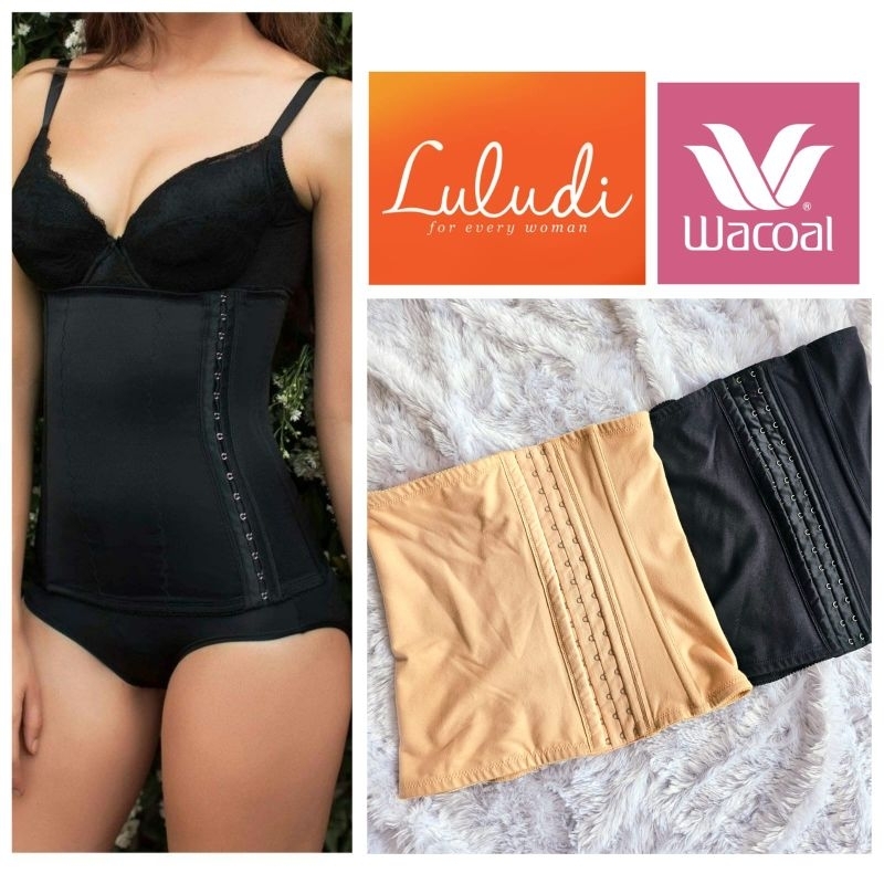 KORSET PENGECIL PERUT LULUDI by WACOAL WAIST NIPPER LW 121 SIZE M L XL XXL XXXL BADAN SHAPEWEAR PELA