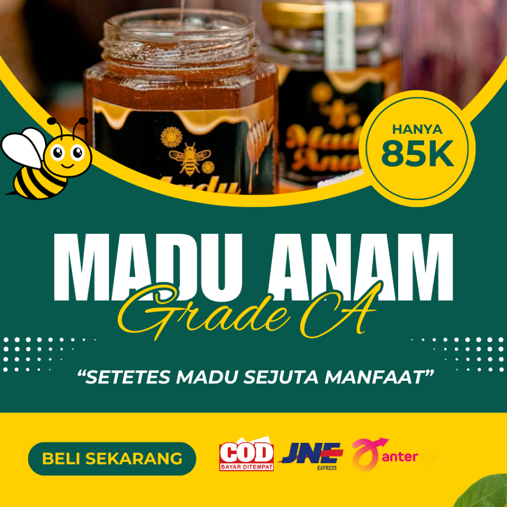 

Madu Murni Dari Alam Tanpa Campuran Grade A Meredakan Demam