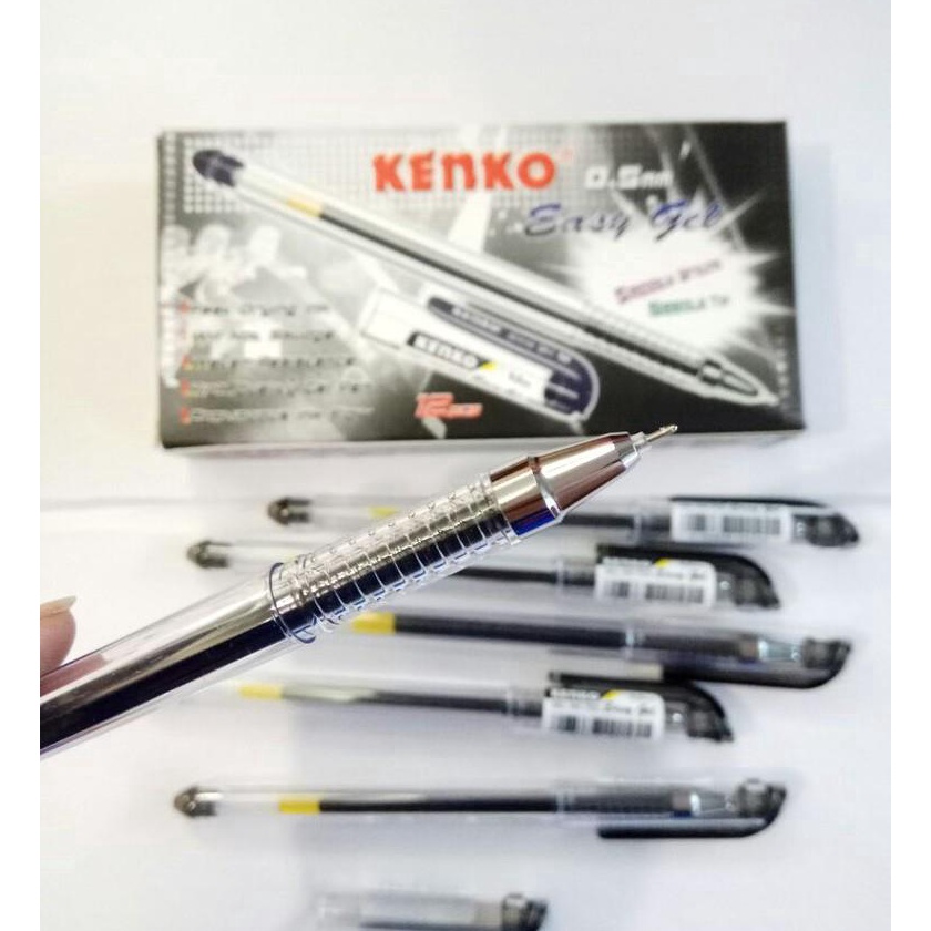 

HJ6 Pulpen Easy Gel Kenko 12pcs