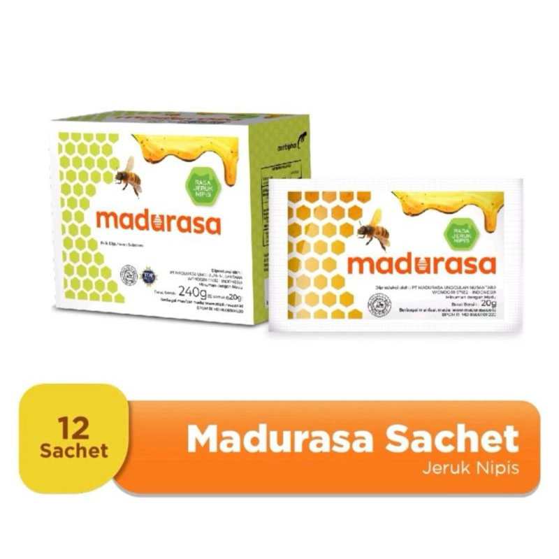 

madu rasa rasa jeruk nipis 1 Box isi 12