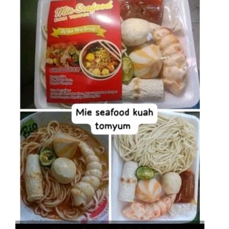 Mie Seafood kuah Tomyam by yukning grup