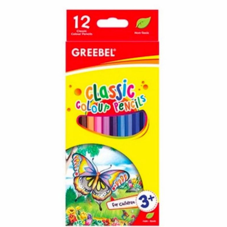 

BARANG TERUPDATE Pensil Warna Greebel Classic 12 Warna Ukuran Panjang