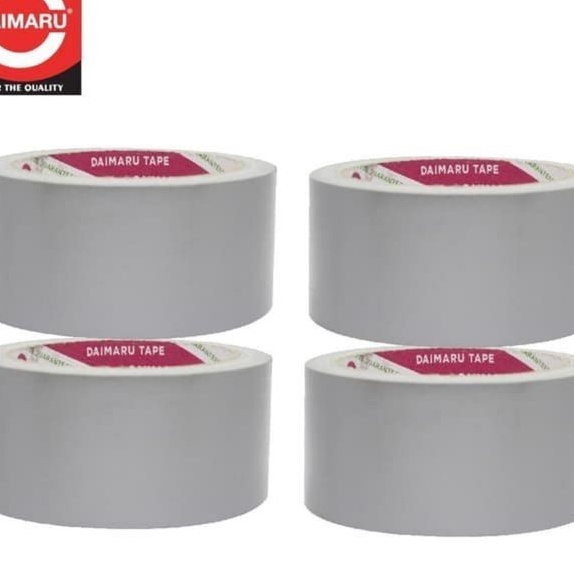 

KF7 DAIMARU cloth tape 48mm x 12m 2inch lakban silver abuabu isolasi