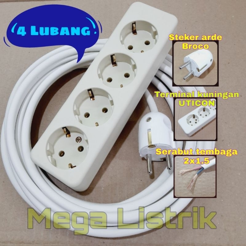 Stop kontak jadi / colokan jadi / sambungan kabel jadi