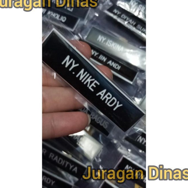 

KI3 Papan Nama Dada PDHName Tag BhayangkariPersitJalasenastri Acrylic Grafir