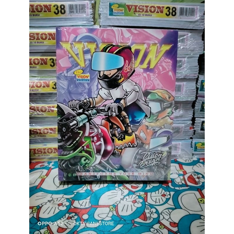 

BUKU TULIS MURAH VISION 38 LEMBAR PAK ISI 10 BUKU