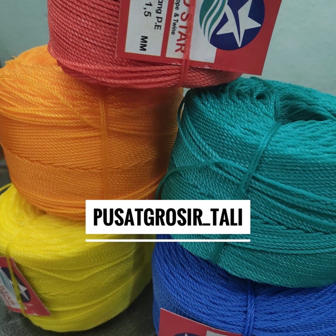 

HJ6 Tali Tambang Kecil 15mm Tambang PE 15 mm 15 METER MURAH