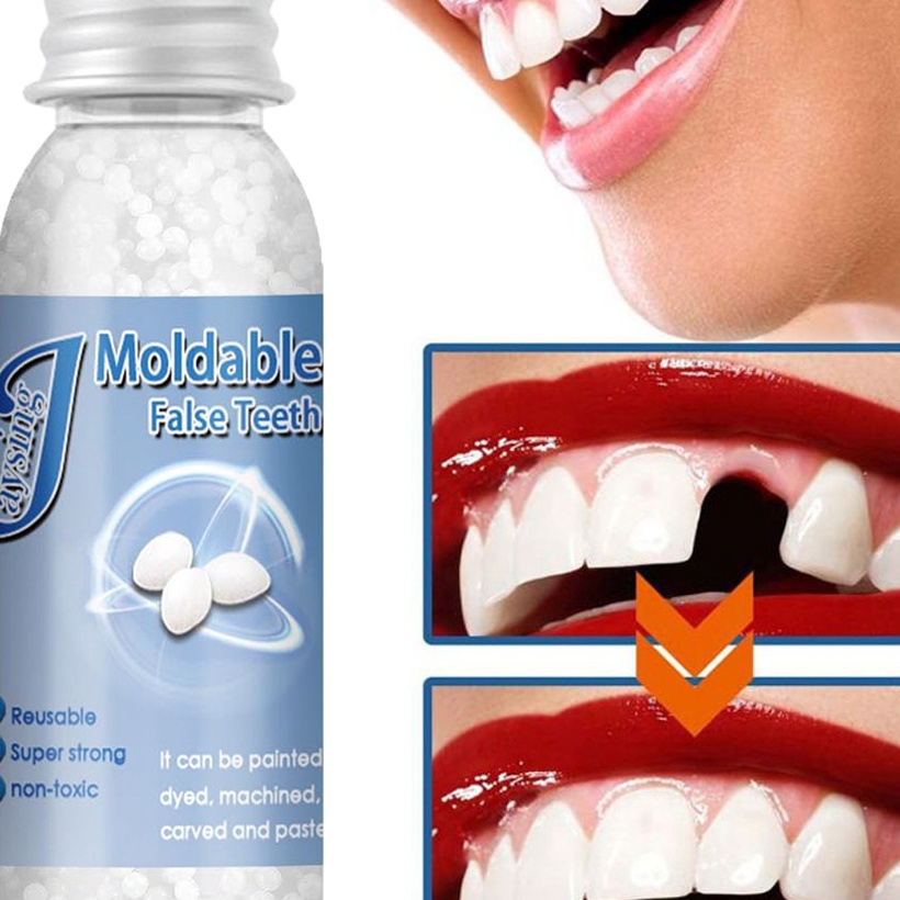 KP8 gigi palsu gigi palsu asli dokter permanen temptooth gigi palsu buat sendiri bahan gusi gigi pal