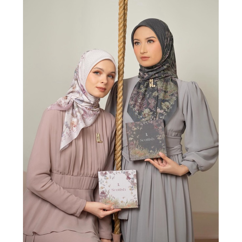 SCOTTISH SCARF | PETALINE SCARF | LUMINOSA SCARF by HEYLOCAL heylocal.id