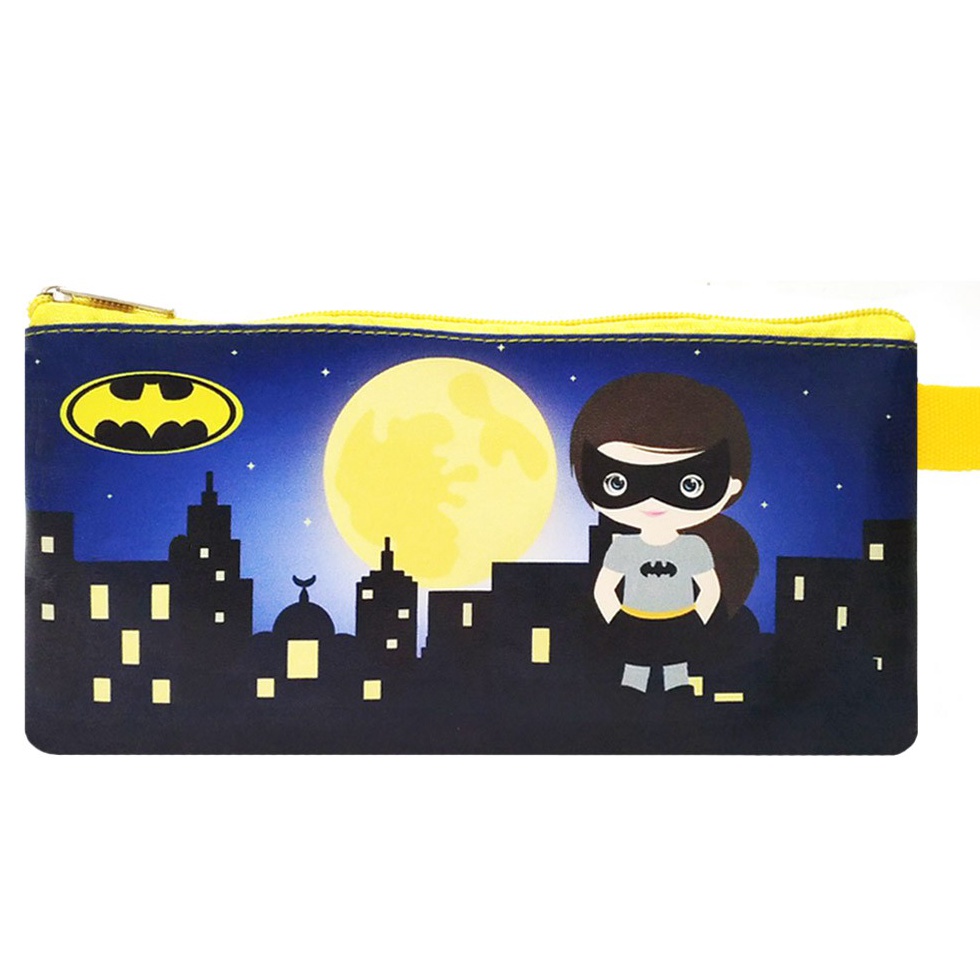 

PAKET INSTAN Mini Case BATGIRL KUNING Stationary Organizer Pencil Case Tempat Pensil Travelling Organizer