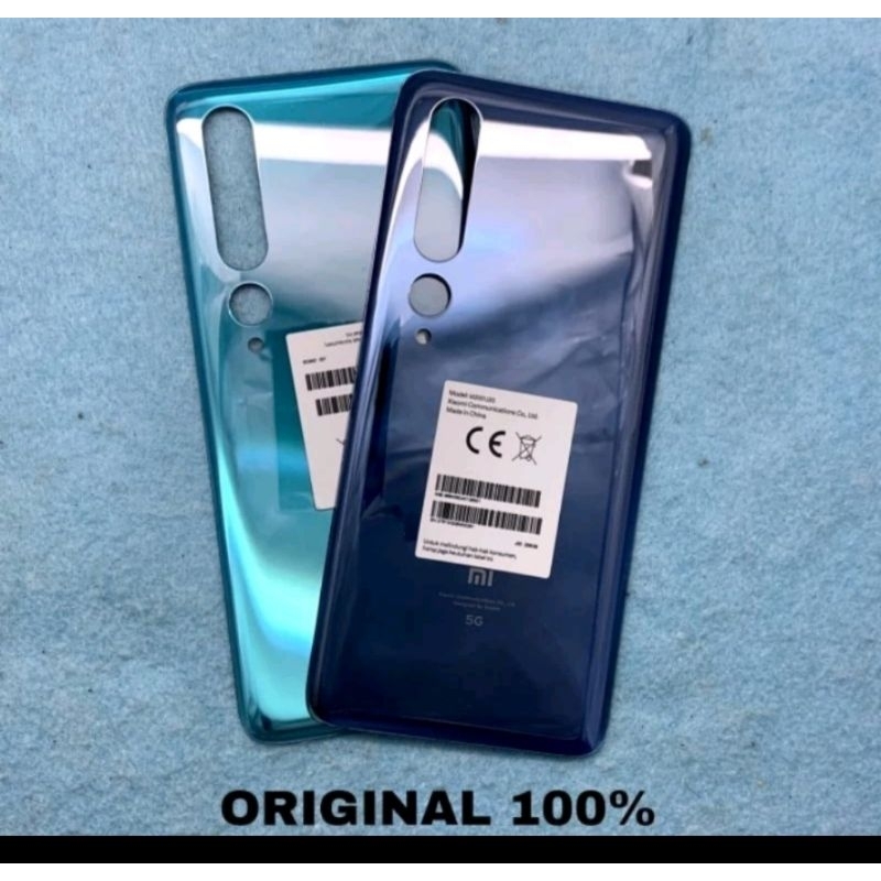 backdoor mi note 10 original copotan backcover mi note 10