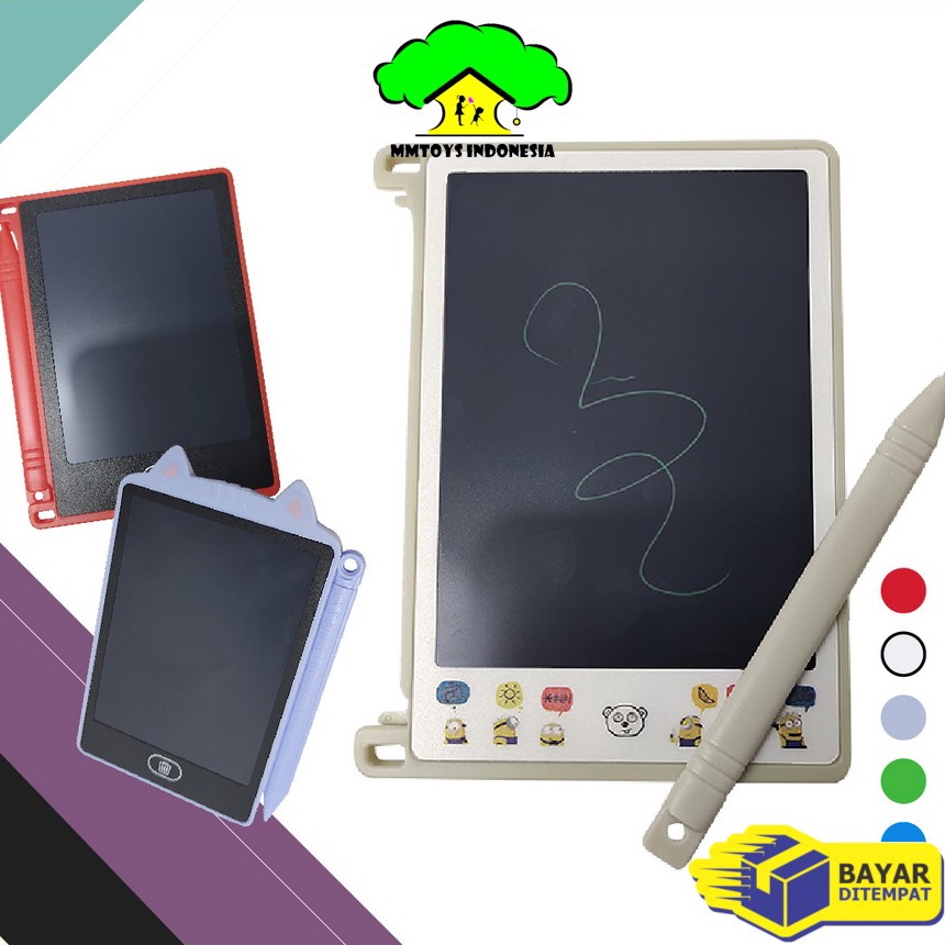 

FG2 MIM298 LCD Writing Tablet 85inch Mainan Papan Tulis Hapus Board Tab Alat tulis Papan Pen Gambar Lukisan Edukasi Anak