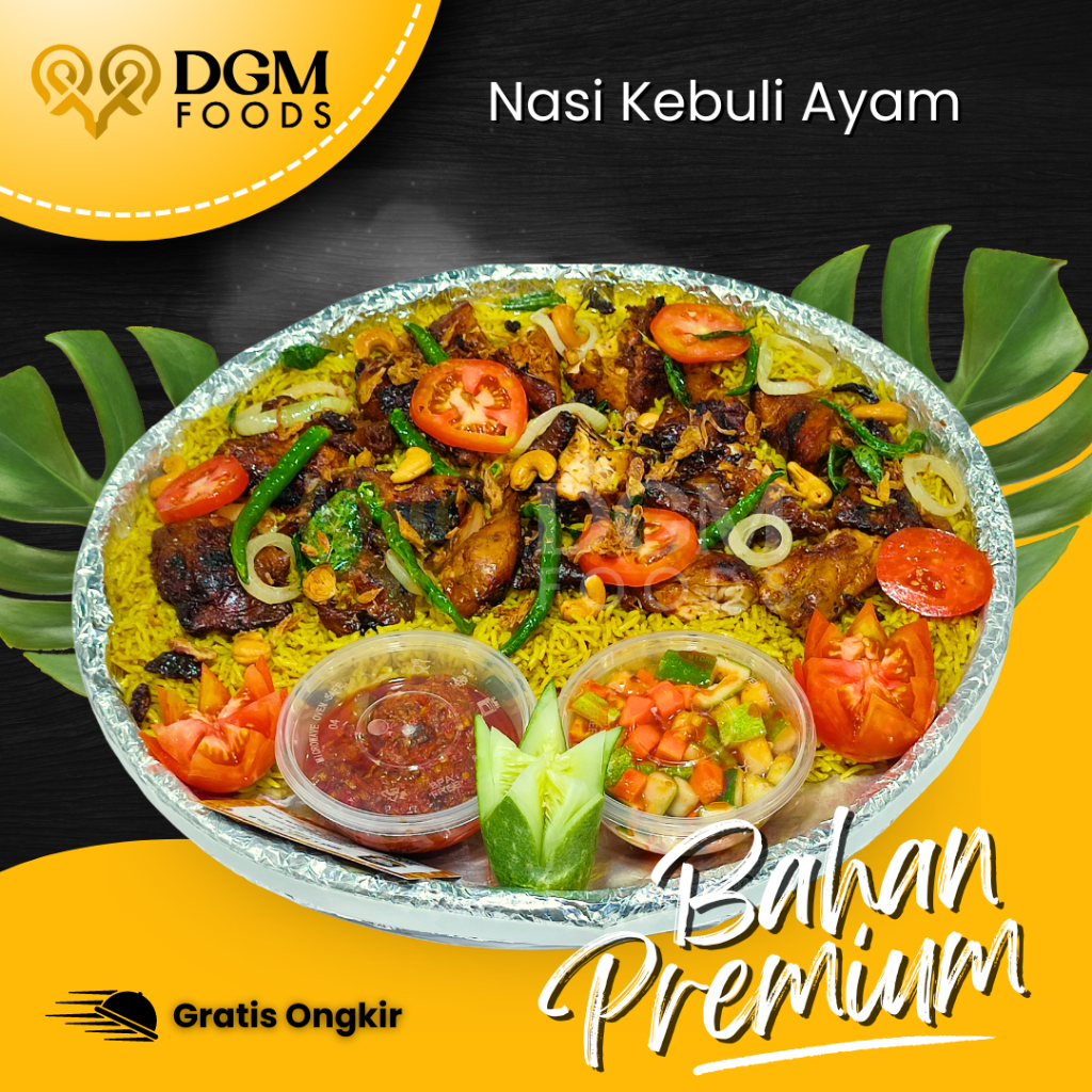 

Tampah Special Nasi Kebuli/ Nasi Kebuli Beras Basmati Ayam Bakar by DGM Foods