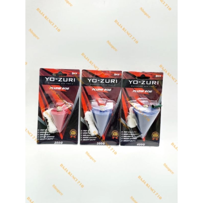 Batu Lot Tukang 300 Gram - Lot Tukang - Batu Timbangan + Tali - 300 Gram