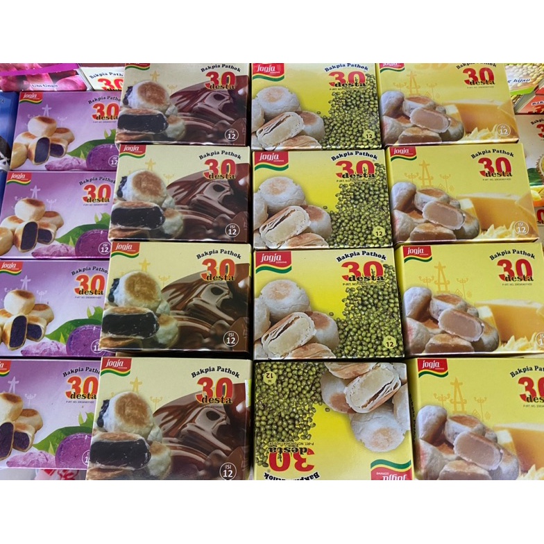 

MURMER BAKPIA PATHOK KERING JOGJA ANEKA RASA ISI 12 BIJI BAKPIA PATHOK 3 DESTA