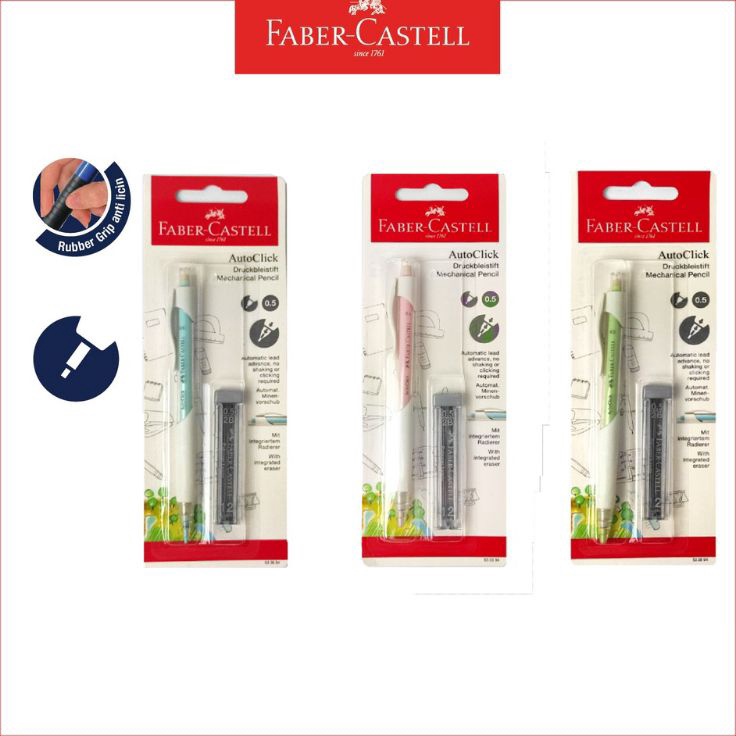 

Terbaru Faber Castell Pensil Auto Click 5mm Blister Reffil Pensil Mekanik 5mm Blister Reffil