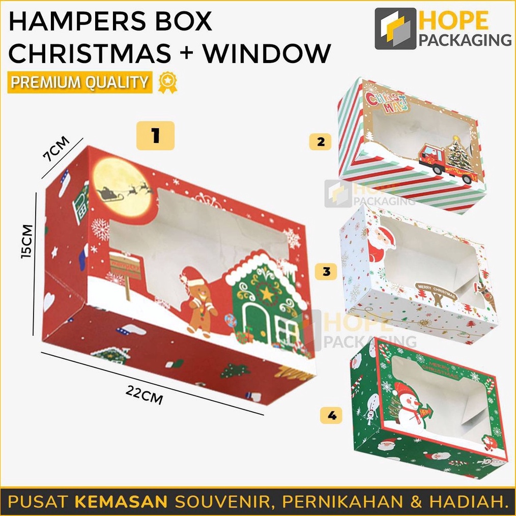 

PAKET INSTAN Box Hampers NatalMerry Christmas Window Kotak Box Cookies Gift Box Parsel Natal Kotak Kue Nastar Kotak Hadiah Souvenir Natal Box Mika Natal Box Christmas