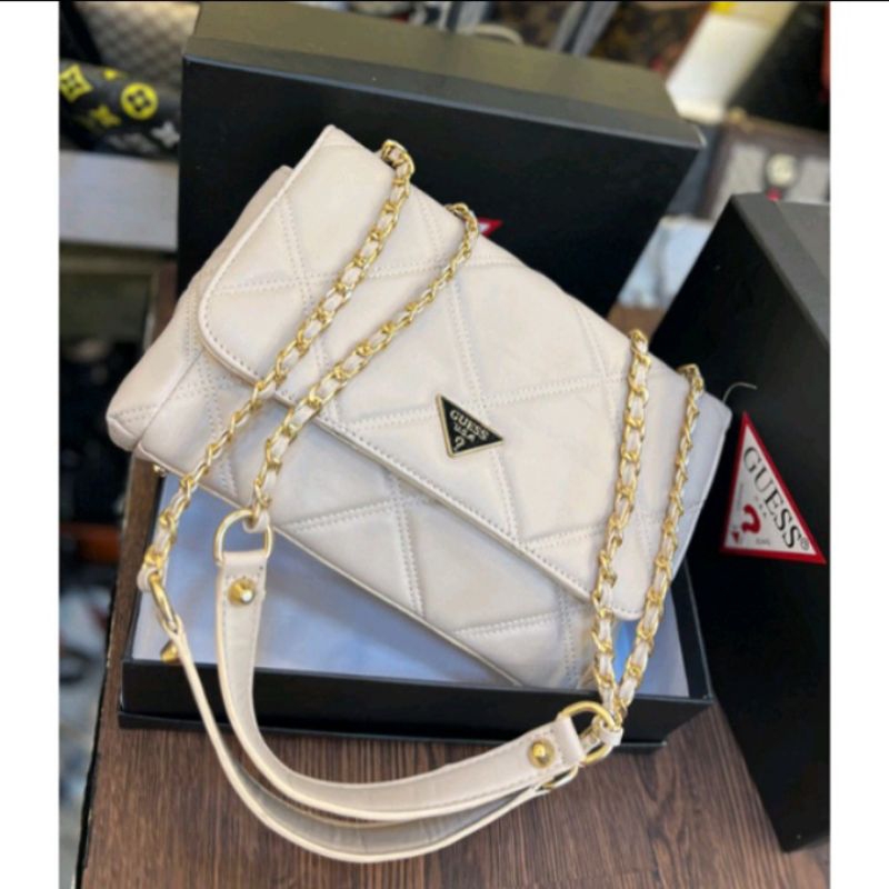 Tas Hangout Wanita Cewek Branded Premium Shoulder Sling Bag Simple Elegan