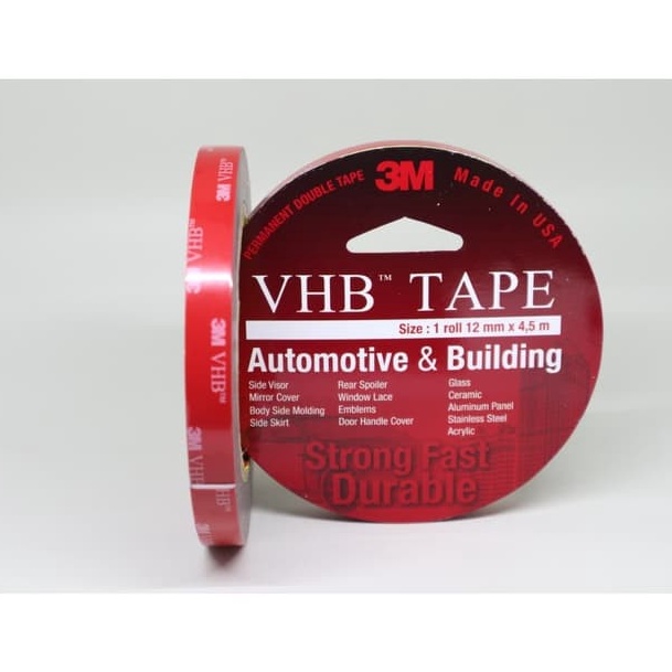 

KP8 Double Tape 3M VHB 12 mm x 45 m ORIGINAL DOUBLE FOAM TAPE