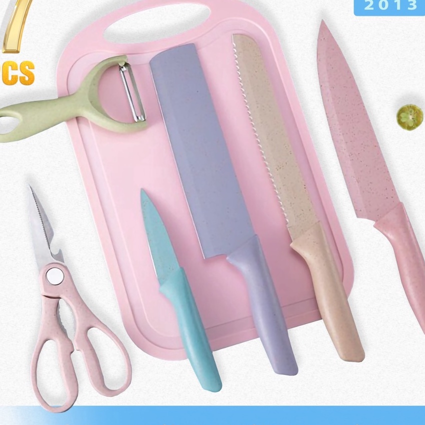 

KP8 GOHAPPY PISAU SET PASTEL CERAMIC SHARP BEAUTIFUL COLOR