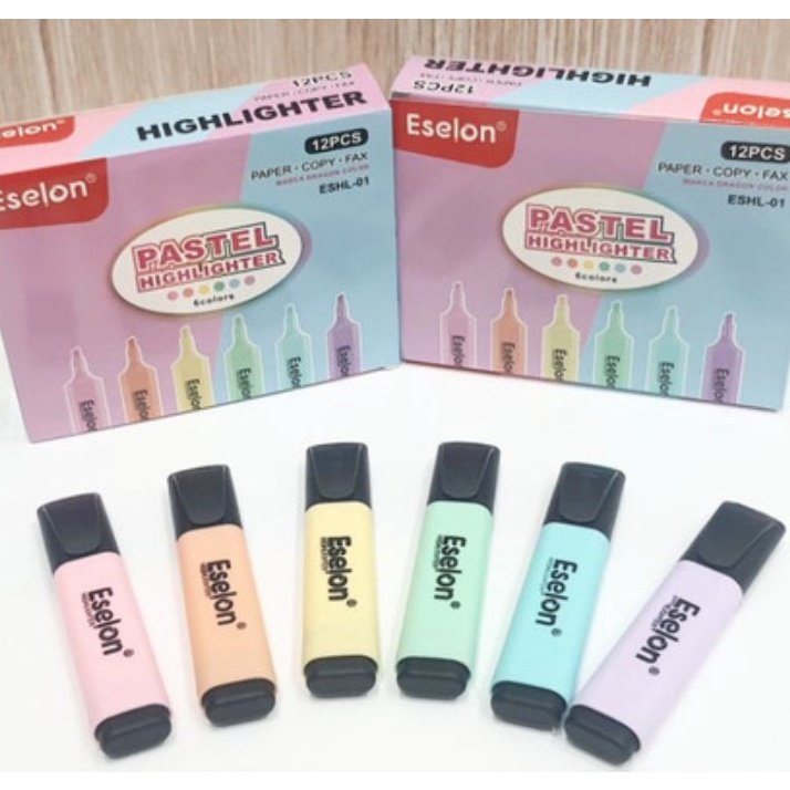 

Terbaik 12pc HIGHLIGHTER STABILO PASTEL PENANDA MURAH WARNA WARNI